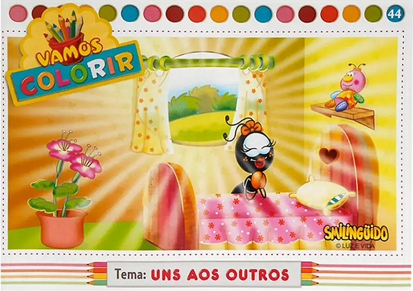 Livro Vamos Colorir - Uns aos Outros - Smilinguido