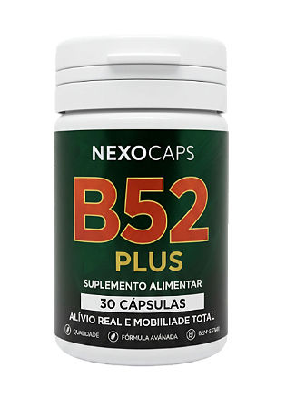 B52 PLUS - Alívio das dores Articulares e Musculares