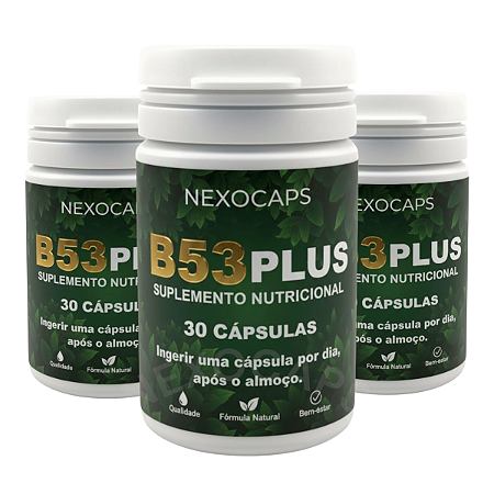 Kit 3 Potes B53 Plus