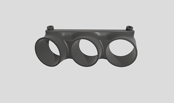 Suporte Manômetro 3x52mm Console Central