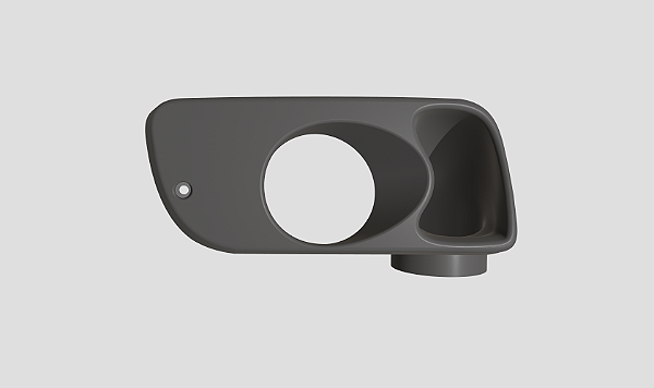 Capa Farol de Milha/Neblina Com Duto De Ar Intake ou Freios