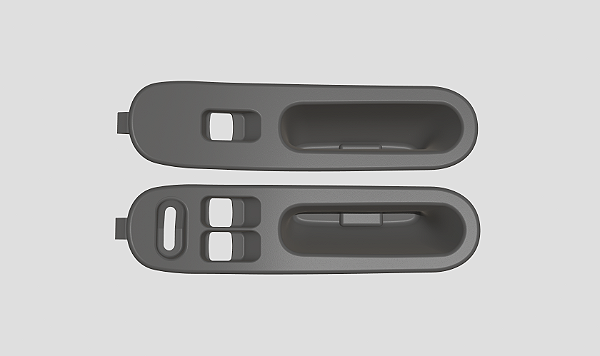 Puxador Porta Com Moldura do Vidro Elétrico