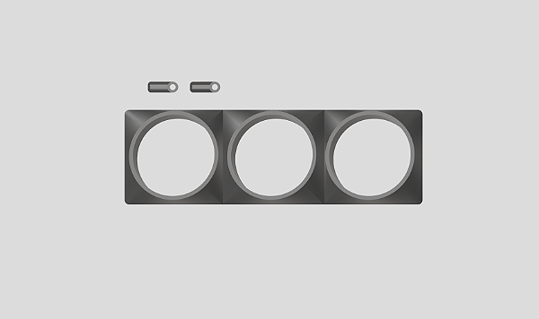 Suporte Manômetro 3x52mm Radio
