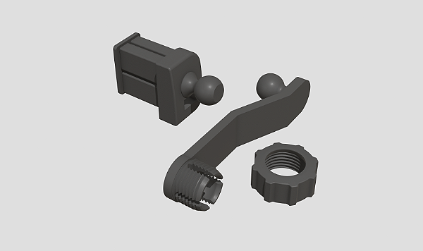 Suporte de Celular Articulado MagSafe no Botão do Painel