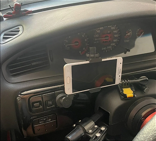 Suporte de Celular MagSafe Articulado no Botão do Painel