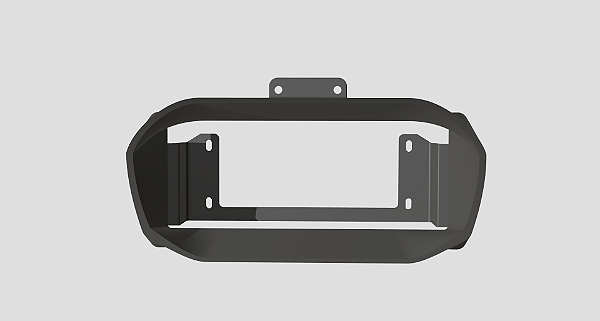 Moldura Ghost Dashboard Ford Fiesta 2002 - 2014