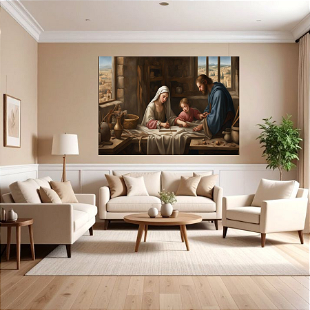 Quadro Decorativo Holy Family