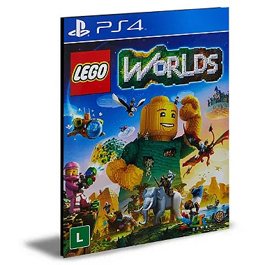 LEGO WORLDS PS4 e PS5 MÍDIA DIGITAL