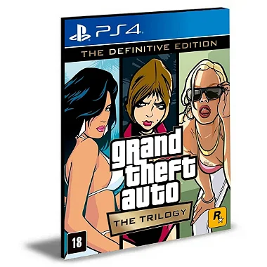 Grand Theft Auto The Trilogy The Definitive Edition PS4  Mídia Digital