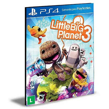 Little Big Planet 3 Português Ps4 e Ps5 Psn Mídia Digital