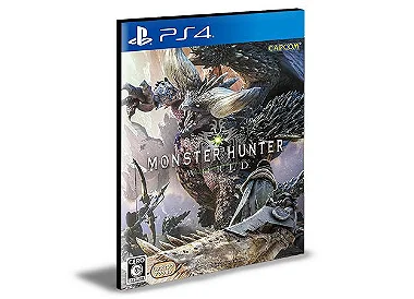MONSTER HUNTER WORLD PS4 E PS5 PSN MÍDIA DIGITAL
