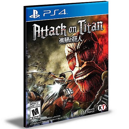 Attack On Titan Ps4 e Ps5 Mídia Digital