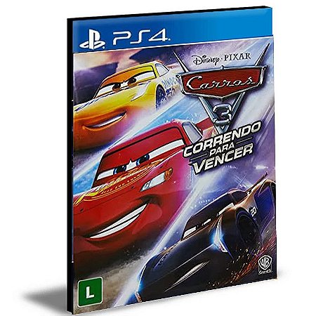 Carros 3 Correndo Para Vencer Português Ps4 e Ps5 Mídia Digital