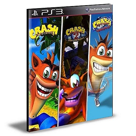 COMBO CRASH BANDICOOT 1 2 3 MÍDIA DIGITAL