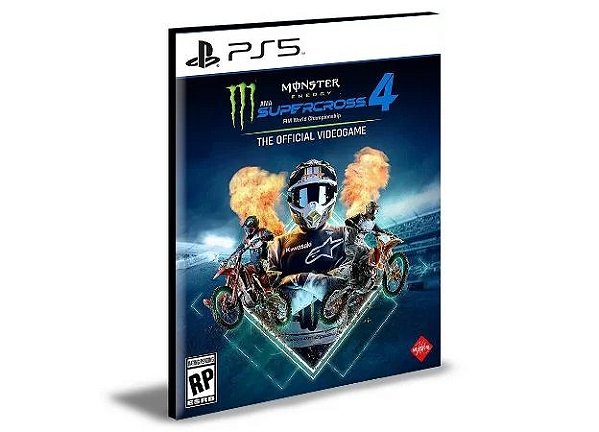 Monster Energy Supercross The Official Videogame 4 Ps5  Mídia Digital