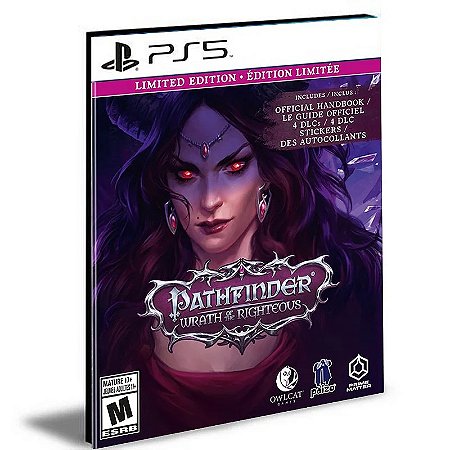 Pathfinder Wrath of the Righteous PS5 Português Mídia Digital