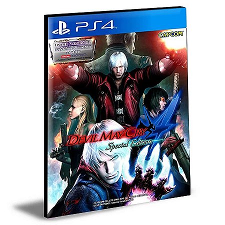 Devil May cry 4 Special edition Ps4 e Ps5 Mídia Digital