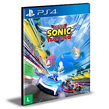 Team Sonic Racing Ps4 e Ps5 Mídia Digital