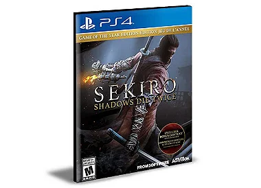 Sekiro Shadows Die Twice Game of the Year Edition Ps4 e Ps5 Mídia Digital