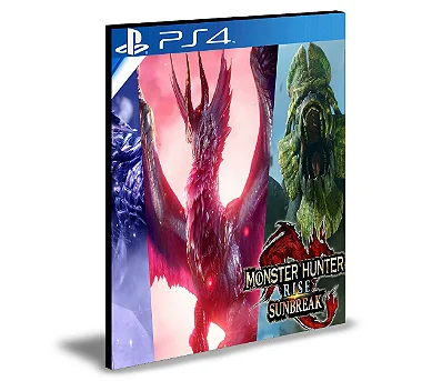 DLC Monster Hunter Rise Sunbreak Ps4 Psn Mídia Digital