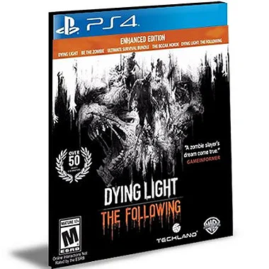 Dying Light The Following Edição Aprimorada Portugues Ps4 e Ps5 Psn Mídia Digital