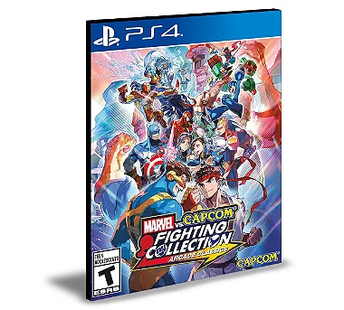 MARVEL vs. CAPCOM Fighting Collection Arcade Classics Ps4 e Ps5 Mídia Digital
