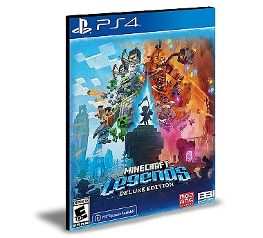 Minecraft Legends Deluxe Edition Ps4 Mídia Digital