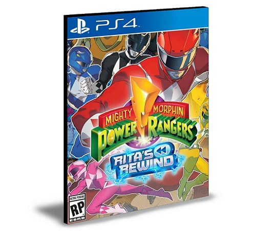 Mighty Morphin Power Rangers Rita's Rewind Ps4 Mídia Digital