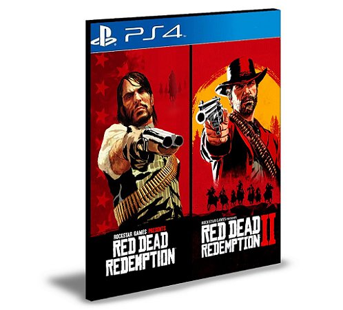 Red Dead Redemption e Red Dead Redemption 2 Ps4 e Ps5 Psn Mídia Digital