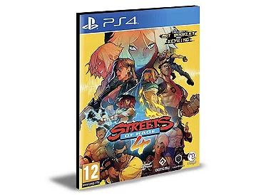 Streets Of Rage 4 Ps4 e Ps5 Mídia Digital