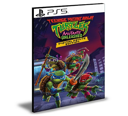As Tartarugas Ninja Mutantes à Solta Deluxe Edition Ps5 Mídia Digital