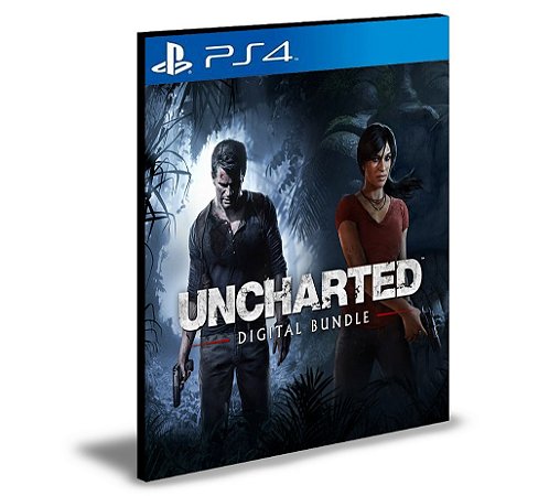 Pacote digital com UNCHARTED 4 A Thief's End e UNCHARTED The Lost Legacy Ps4 e PS5 Mídia Digital