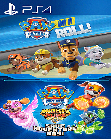 Paw Patrol Conjunto Ps4 e Ps5 Mídia Digital