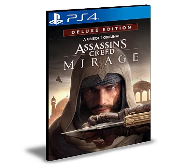 Assassin's Creed Mirage Deluxe Edition PS4 e PS5 PSN MÍDIA DIGITAL