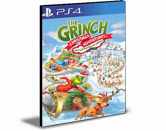 O Grinch Aventuras de Natal – Edição Alegre e Travessa Ps4 e Ps5 Mídia Digital