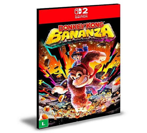 Donkey Kong Bananza Nintendo Switch 2 Mídia Digital