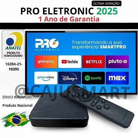 KIT TV BOX Original Pro Eletronic 3 geração / prosb- 3000/16g