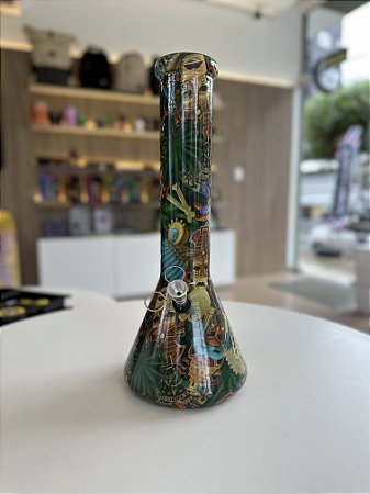Bong de Vidro ESTAMPADO - 32cm TIPO4