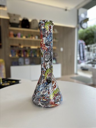 Bong de Vidro ESTAMPADO - 32cm TIPO1