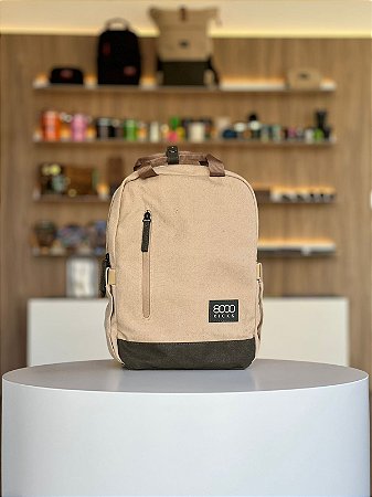 8000KICKS Mochilha cânhamo MEDIA Bege