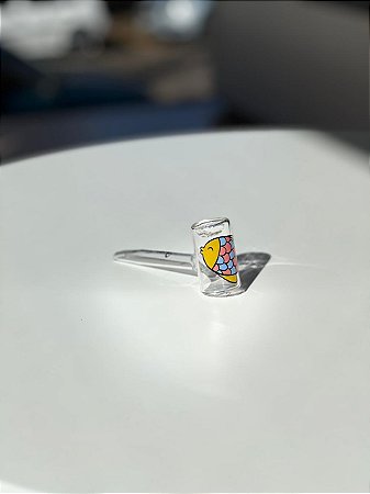 Pipe OIKOS vidro Peixinho