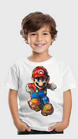 DUPLICADO - Camiseta Infantil Estampada – Conforto e Durabilidade com Tecido 96% Poliéster e 4% Elastano