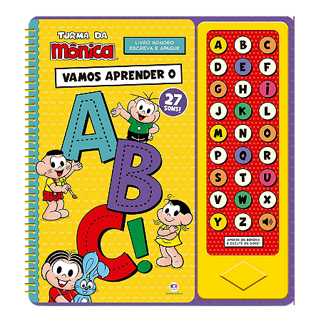 Livro Sonoro Letras do Alfabeto - Vamos aprender o ABC
