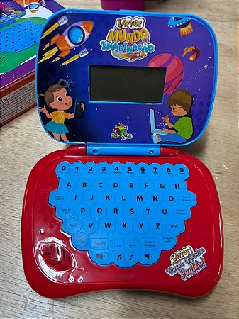 Laptop infantil bilingue com sons e atividades