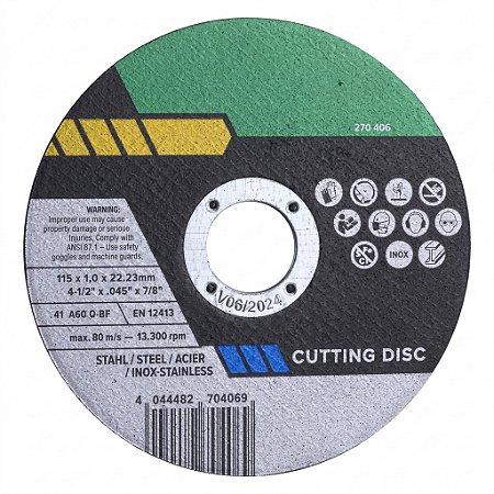 DISCO CORTE GREEM 115X1,0X22 2MM