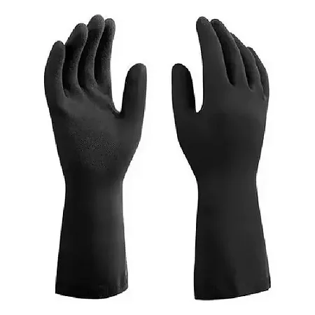 LUVA LATEX PRETA MUCAMBO-PRETA MEDIA 157-7