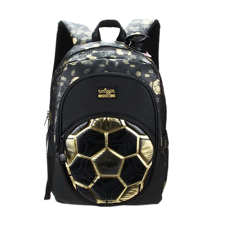 Mochila Escolar Futebol Gold Original Smiggle