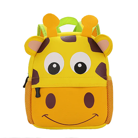 Mochila Infantil Girafa 3D - Aventuras Animais
