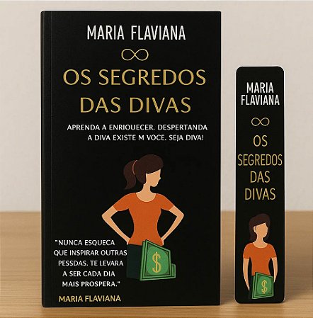 Livro os Segredos da Divas + Marca Pagina