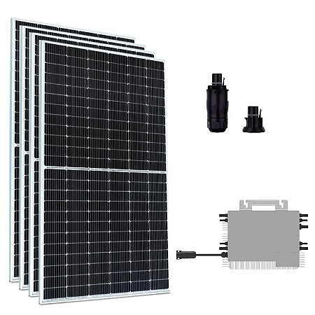 Kit Gerador Energia Solar 2,48kWp - Microinversor Deye c/ Wifi SUN2250 - Painel DAH Solar